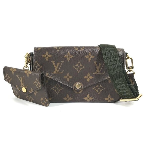 LOUIS VUITTON M80091 Monogram Multi Pochette Felicie Wallet Purse Shoulder Bag - Picture 1 of 15